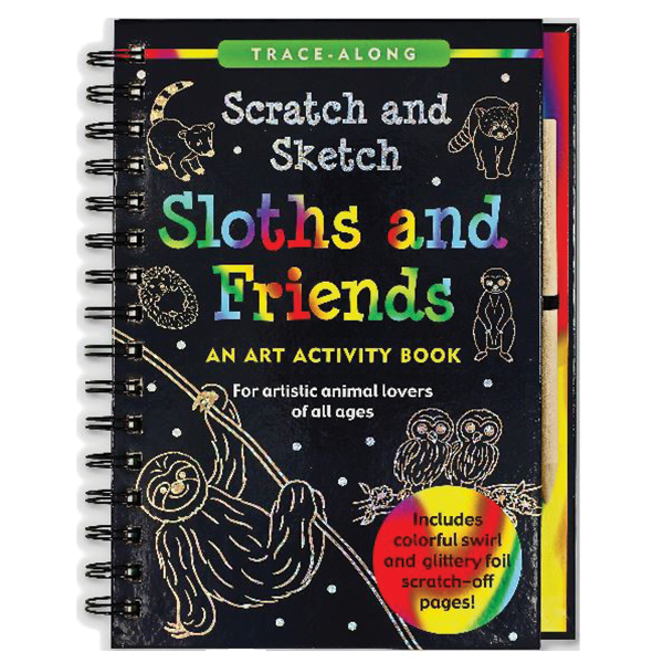 SCRATCH AND SKETCH SLOTH AND FRIENDS